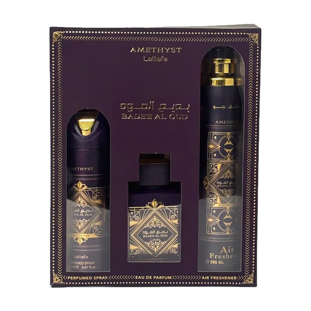 Coffret Badee Al Oud Amethyst Mixed Gift Lattafa