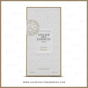 boite Charme Parisien de Atelier des essences Paris - Eau de parfum f&eacute;minine &eacute;l&eacute;gante - 100 ml
