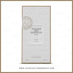 boite &Eacute;clat d'Iris d'Atelier des essences - Eau de parfum f&eacute;minine &eacute;l&eacute;gante - 100 ml