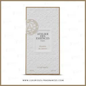 boite Myst&egrave;re de jasmin d'Atelier des essences - Eau de parfum f&eacute;minine sensuelle - 100 ml