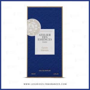 boite &Eacute;pices intenses d'Atelier des essences - Eau de parfum masculine &eacute;l&eacute;gante - 100 ml
