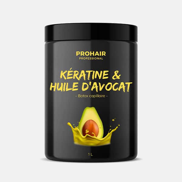 Botox capillaire kératine huile d'avocat