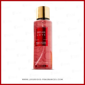 Brume parfum&eacute;e Dream Love 250ml - Collection Platinium Paris
