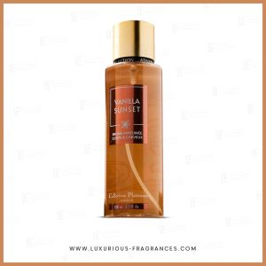 Brume parfum&eacute;e Vanilla Sunset 250ml - Collection Platinium Paris