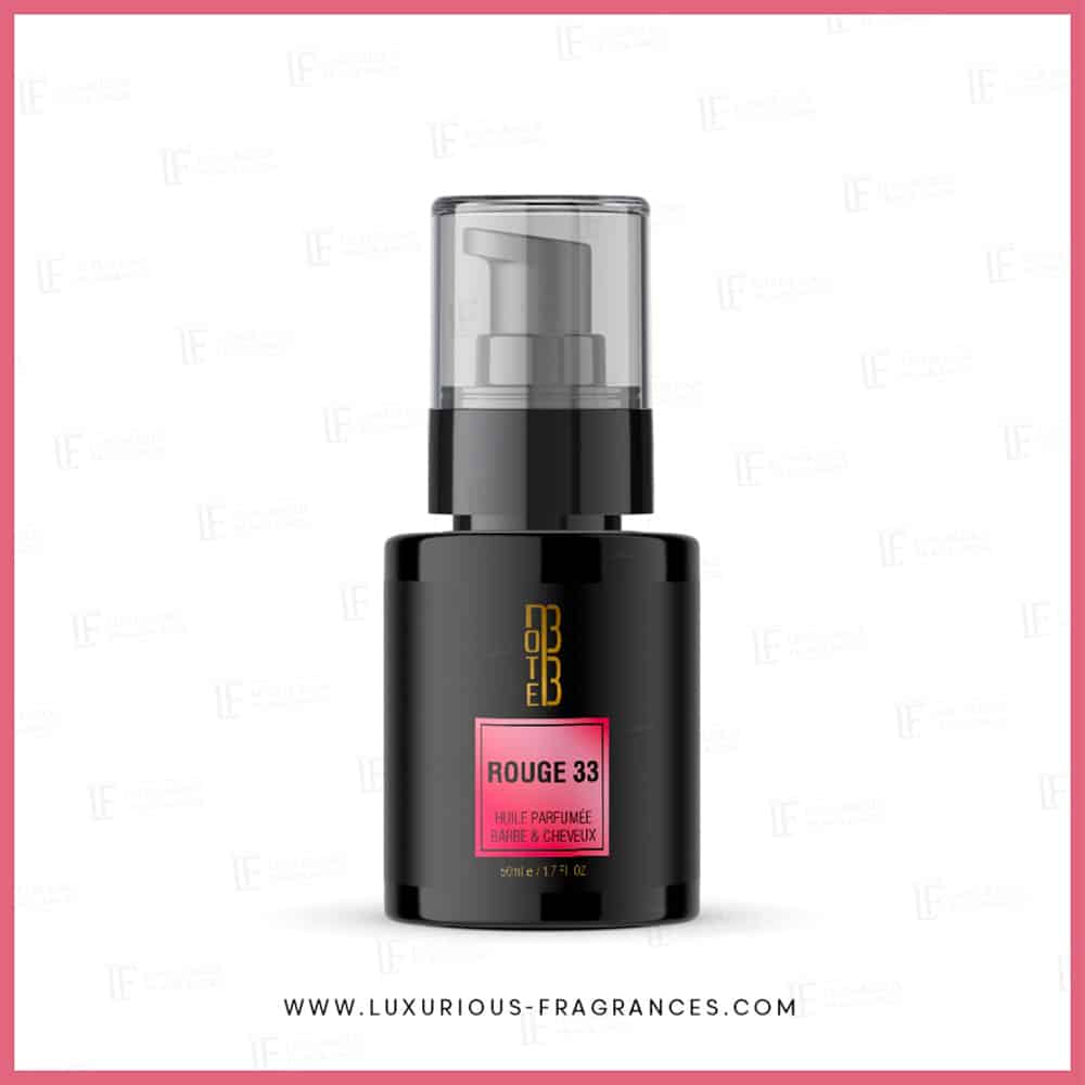 Huile parfumée barbe et cheveux Rouge 33 50ml - Note 33