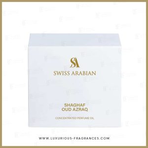 doboz Shaghaf Oud Azraq illóolaj 12ml - Svájci arab parfümolaj