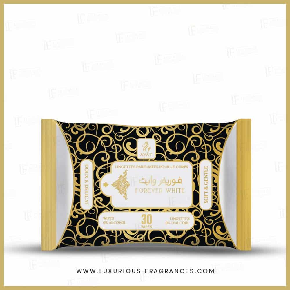 30 lingettes parfumées Forever White - Ayat Perfumes