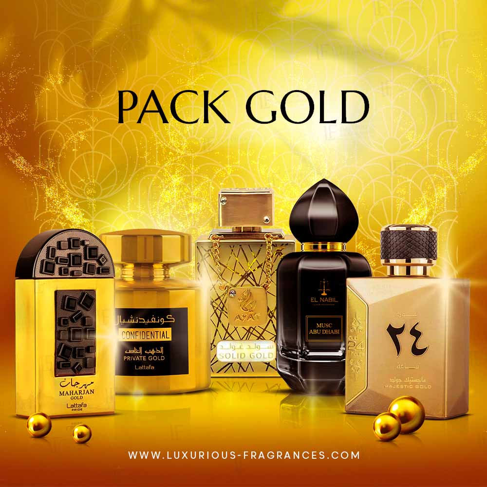 Pack Gold (5 parfums à prix réduit)