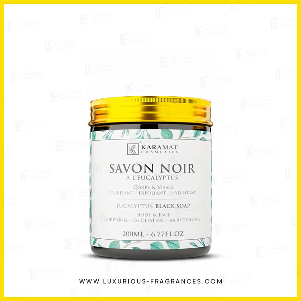 Savon noir authentique à l'eucalyptus 200ml - Karamat Collection