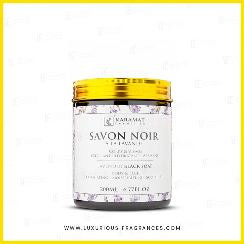Savon noir authentique à la lavande 200ml - Karamat Collection
