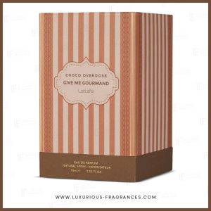 boite Choco Overdose (Give Me Gourmand) de Lattafa - Eau de parfum féminine intense - 75 ml