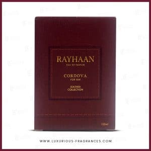 boite Cordova de Rayhaan Perfumes - Eau de parfum masculine moderne - 100 ml