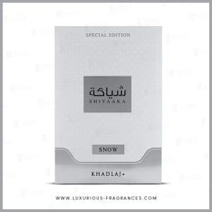 boite Shiyaaka Snow de Khadlaj - Eau de parfum mixte tendance - 100 ml