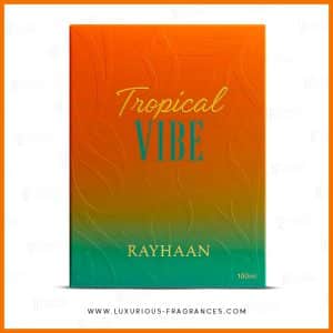 boite Tropical Vibe de Rayhaan Perfumes - Eau de parfum mixte exotique - 100 ml