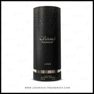 boite Nasmaat de Lattafa - Eau de parfum mixte moderne - 100 ml