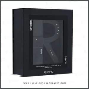 Caixa R Spectra & R Surge de Riiffs - Amostras de perfume masculino - 2 x 50 ml