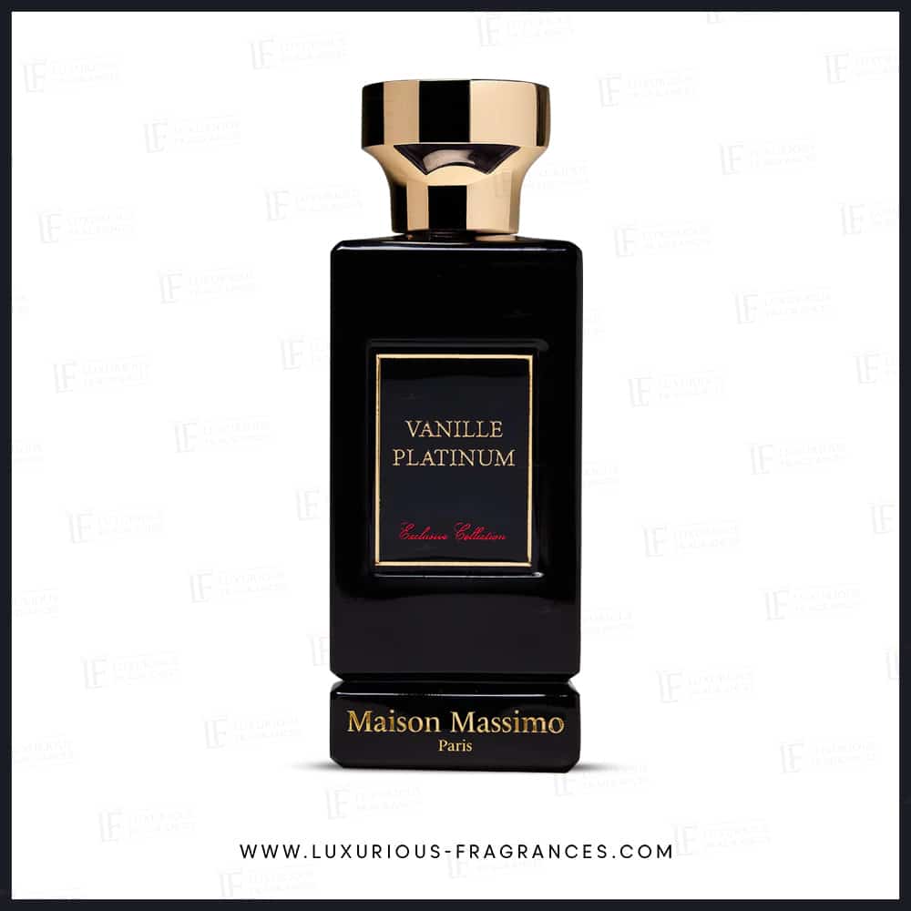 Parfum de niche Vanille Platinum 100ml - Maison Massimo Paris