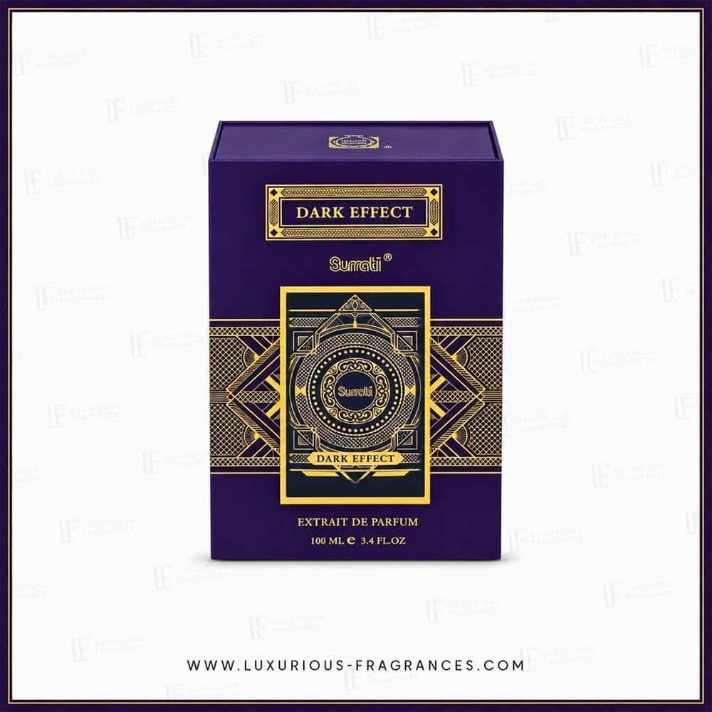 boite Dark Effect de Surrati - Extrait de parfum mixte irrésistible - 100 ml