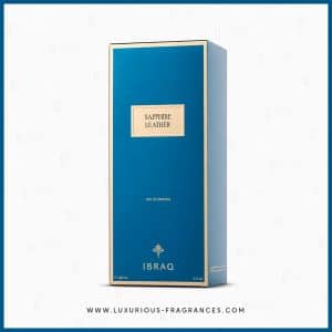 Sapphire Leather parfümdoboz Ibrahim Al Qurashi (Ibraq) - Niche parfüm, férfiaknak és nőknek egyaránt - 150 ml