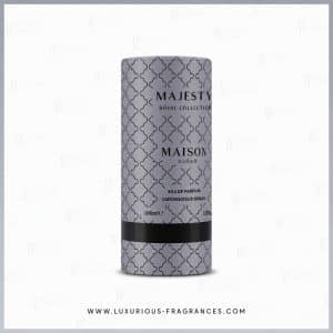Krabička Majesty od Maison Asrar – trendová unisexová parfémová voda – 100 ml