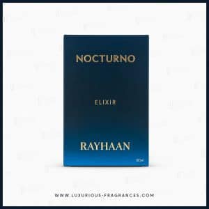 Rayhaan Perfumesin Nocturno Elixir -pakkaus – salaperäinen miesten parfyymivesi – 100 ml