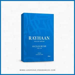 balenie Ocean Rush od Rayhaan Perfumes – svieža pánska parfémová voda – 100 ml