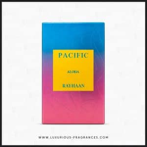 Pacific Aloha parfümdoboz a Rayhaan Perfumes-tól – ragyogó, nemek közötti parfüm – 100 ml