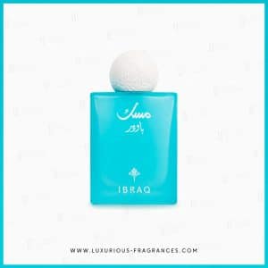 Powder Musk – Niche parfémová voda pre mužov aj ženy (modrý flakón 75 ml) – Ibrahim Al Qurashi (IBRAQ)