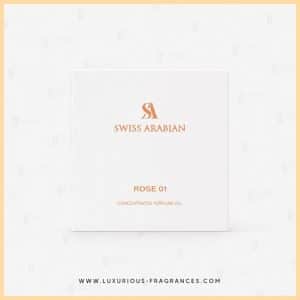 boite Huile parfumée Rose 01 12ml - Swiss Arabian
