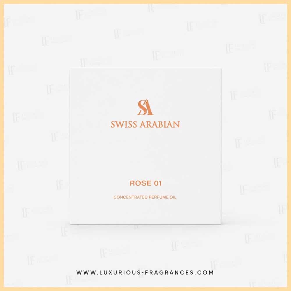 boite Huile parfumée Rose 01 12ml - Swiss Arabian