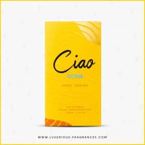 Caja Ciao Citrus de Paris Corner – Agua de perfume unisex con notas cítricas – 100 ml