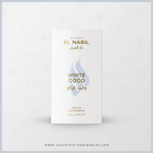boite White Coco de Maison El Nabil - Eau de parfum féminine gourmande - 65 ml
