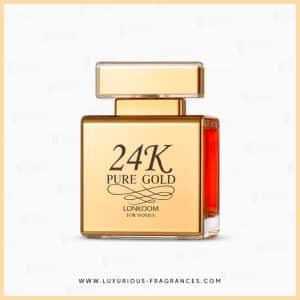 24K Pure Gold de Lonkoom Parfum - Agua de perfume para mujer - 100 ml