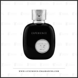 Czarna buteleczka 25 Experience marki Khadlaj, woda perfumowana dla kobiet i mężczyzn, 100 ml, ze srebrnym medalionem
