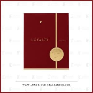 Karminrote Geschenkbox mit 25 „Loyalty“ von Khadlaj, Eau de Parfum für Damen und Herren, 100 ml