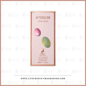 Coffret rose poudre de Afterglow Petal Rush de Maison Alhambra, eau de parfum feminine 100 ml