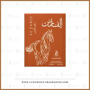 Miedziany zestaw z motywem galopującego konia Al Faris Arabe d’Arabiyat Prestige, woda perfumowana 100 ml