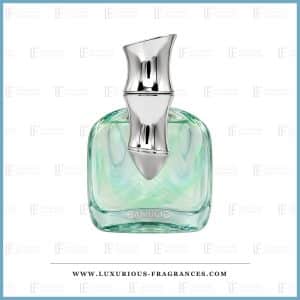 Flakon „Bamboo Reflection Arabiyat Prestige“, Eau de Parfum, 100 ml, transparentes Glas, Bambus-Verschluss mit Chrombeschichtung