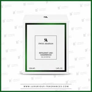 Geschenkset „Bergamot and Cedarwood“ von Swiss Arabian, Eau de Parfum für Herren, 100 ml