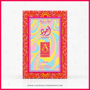 balení Ajwad Pink to Pink Creamy Elixir od Lattafa – dámská parfémová voda – 60 ml