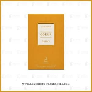 Coffret jaune moutarde de Coeur Sunny de Maison Alhambra, eau de parfum mixte 100 ml