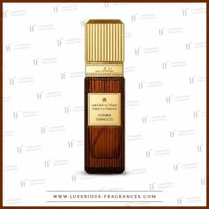 Flakon „Cohiba Tobacco“ von Mamlakat Al Oud, Eau de Parfum für Damen und Herren, 100 ml, geriffelte Flasche in Bernsteingrau