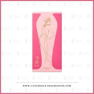 Różowo-złoty zestaw „Diva” marki Fragrance World, woda perfumowana dla kobiet 100 ml