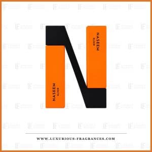 N-formet duo-sæt i orange fra Elixir de Naseem, alkoholfri parfume til både mænd og kvinder, 2 x 30 ml