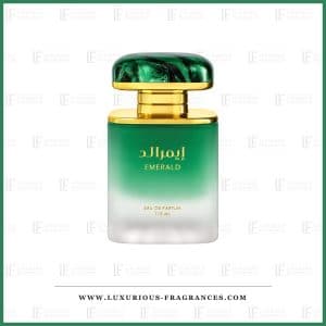 Mintgrüner Flakon mit „Emerald“-Marmorverschluss von Maison Asrar, Eau de Parfum für Herren, 110 ml