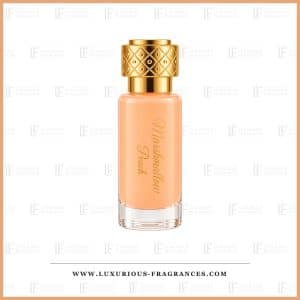 Flakon med Tahara Marshmallow Peach-moskus fra Dubai Flower, alkoholfri moskus, 12 ml