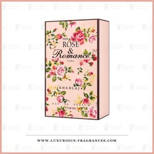 Rosa Geschenkbox „Rose et Romance“ von Khadlaj, Eau de Parfum für Damen, 100 ml