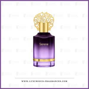Lilla flaske med guldkrone – »Serene« fra Naseem, alkoholfri parfume til kvinder, 55 ml