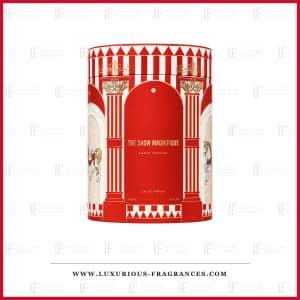 Coffret cylindrique chapiteau de The Show Magnifique de Paris Corner, eau de parfum feminine 100 ml