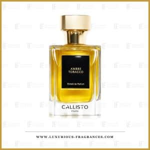 Flacon dâAmbre Tobacco de Callisto Paris, extrait de parfum mixte 100 ml
